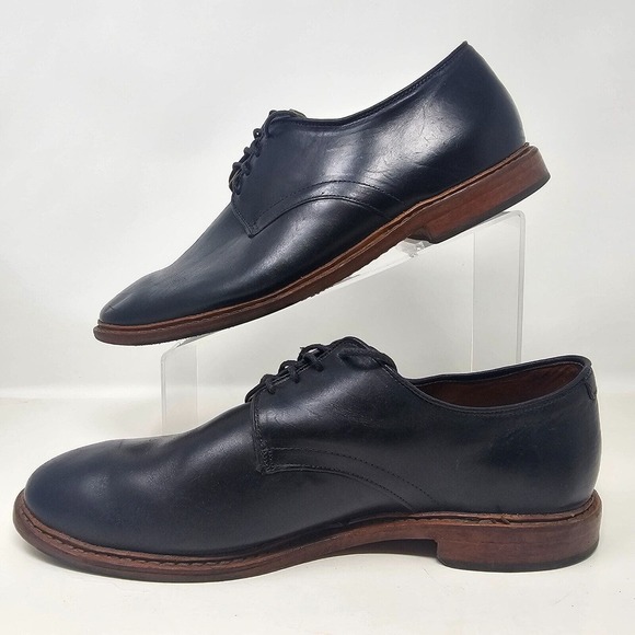 Allen Edmonds Academy 11 D Black Leather Plain Toe Shoes Dress Casual Formal main image 5